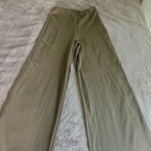 Future Collective olive green wide leg pants